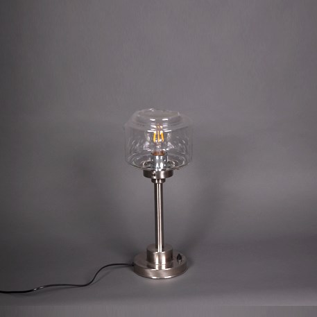 Tischlampe Stepped Cylinder Small Transparant